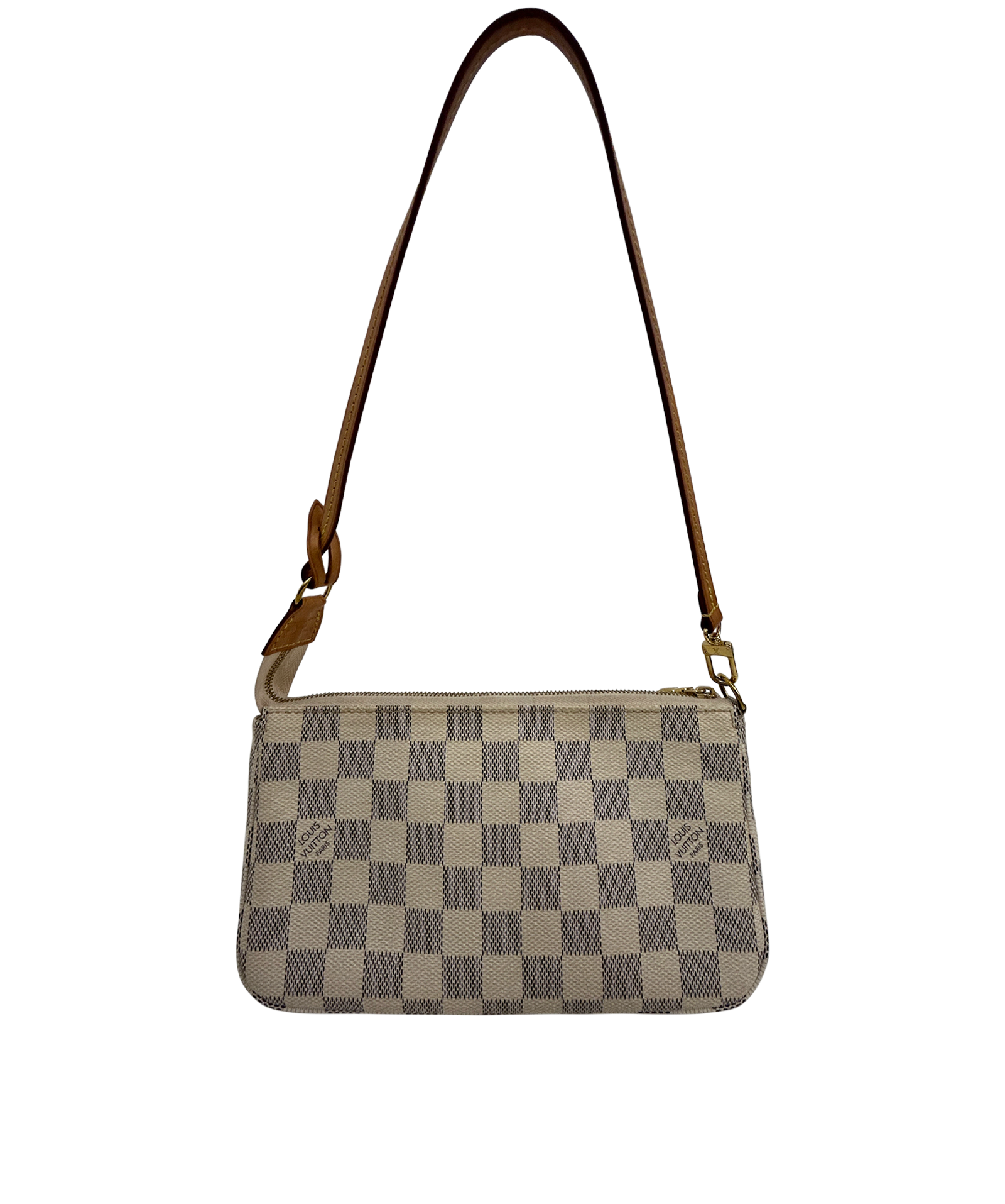 Pochette al hombro, 790&euro;, Bolso, Beige/Gris, Canvas - General, Vista trasera